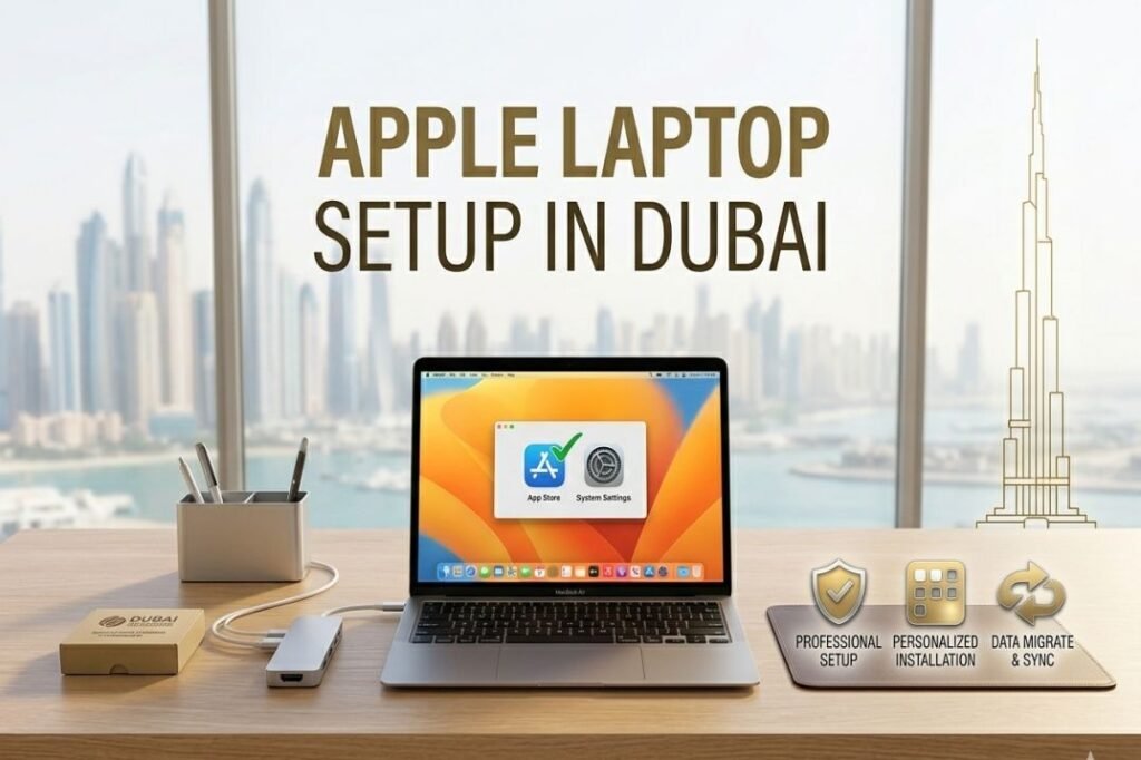 Apple Laptop Setup in Dubai