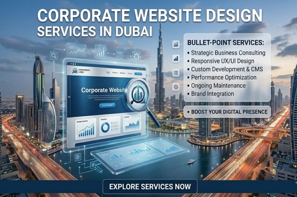 Corporate Website Design Services in Dubai