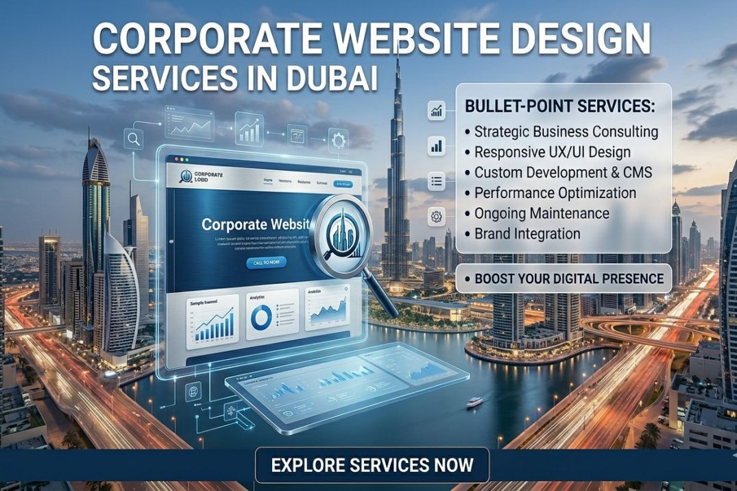 Corporate Website Design Services in Dubai