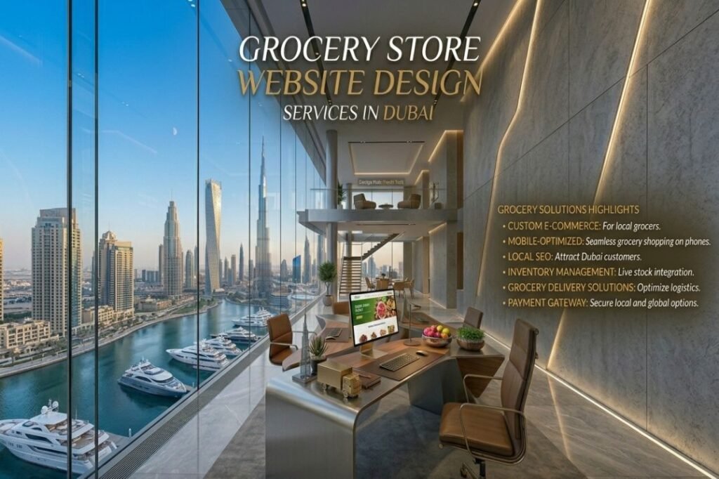 Grocery Store Website Design Services in Dubai
