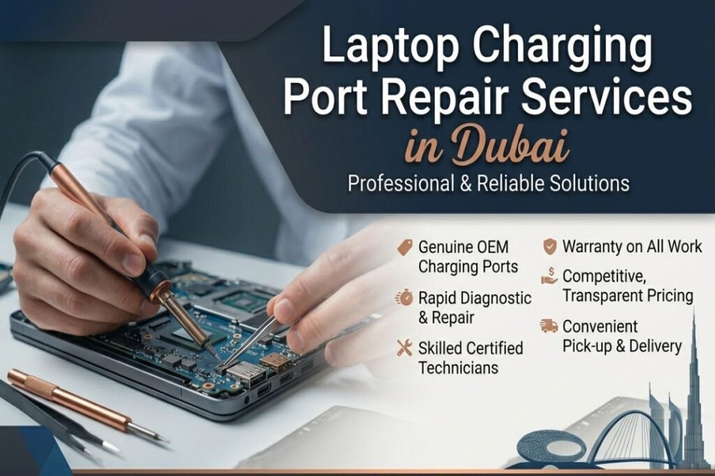 Laptop Charging Port Repair Services in Dubai