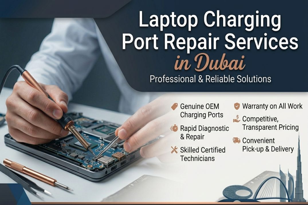 Laptop Charging Port Repair Services in Dubai