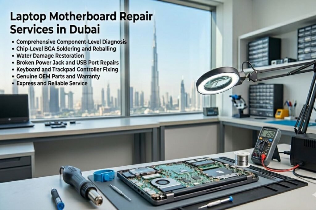 Laptop Motherboard Repair Services in Dubai
