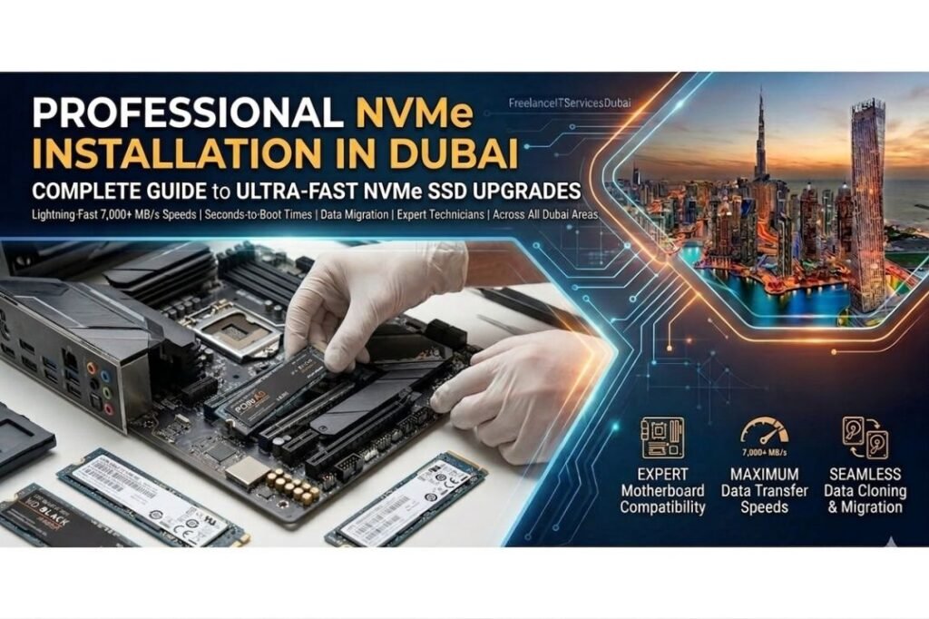 NVMe Installation Services in Dubai
