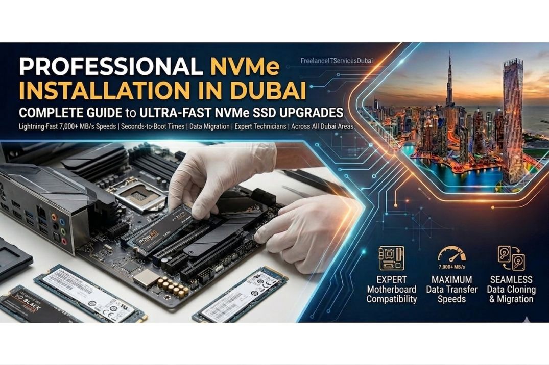 NVMe Installation Services in Dubai