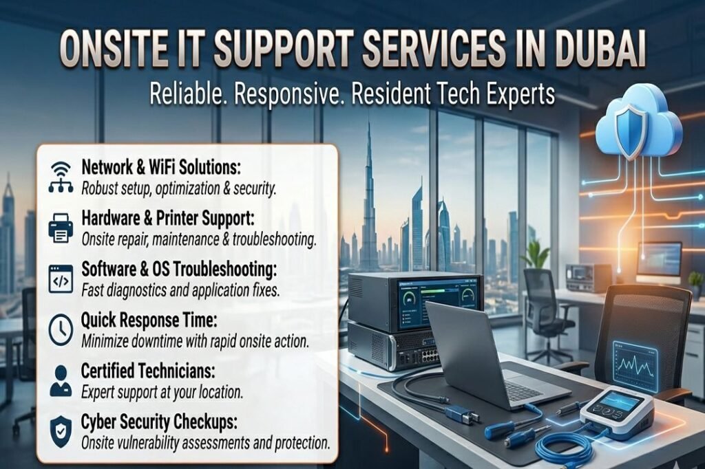 Onsite IT Support Services in Dubai