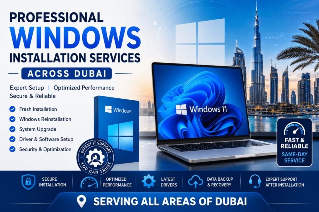Windows Installation Services in Dubai