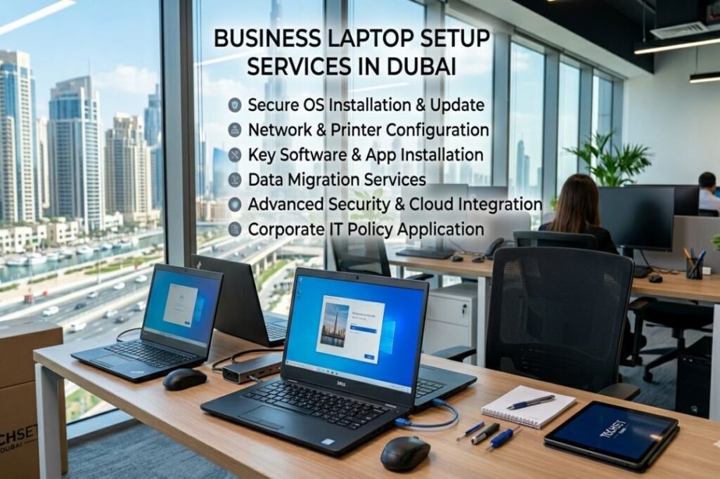 Business Laptop Setup Services in Dubai