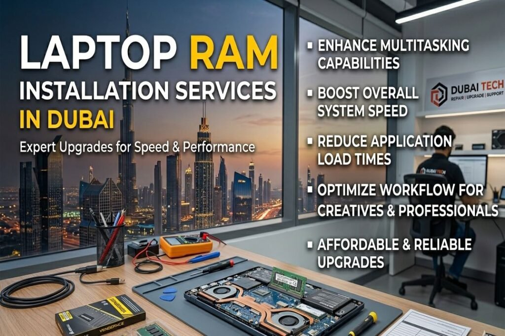 Laptop RAM Installation Services in Dubai