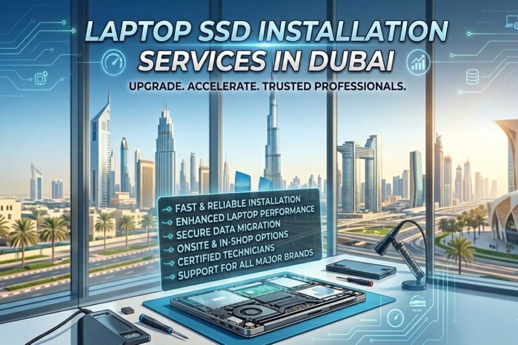 Laptop SSD Installation Services in Dubai