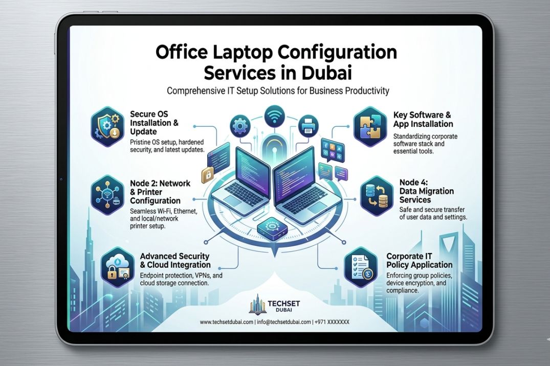 Office Laptop Configuration Services in Dubai