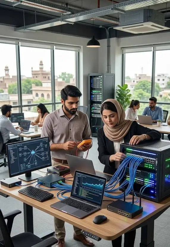 Office Network Setup in Business Bay