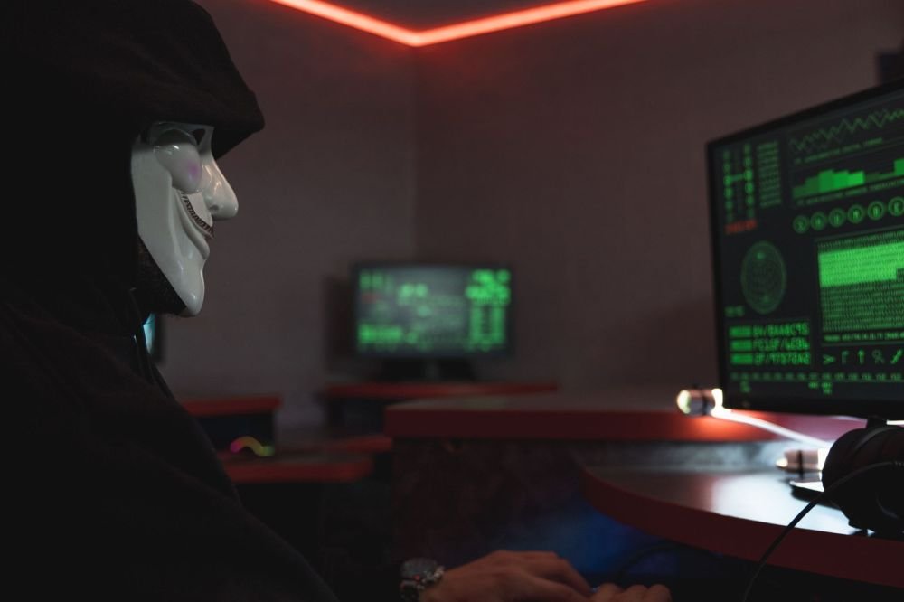 Cybersecurity monitoring dashboard showing network threats blocked by Fortinet firewall