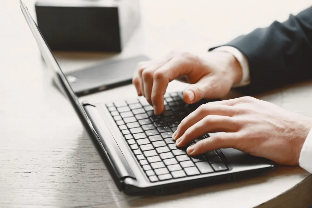 IT professional comparing hardware options for a small business office setup