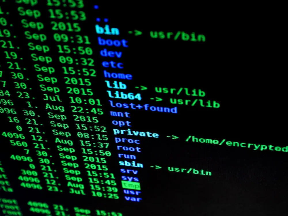 IT professional configuring a Fortinet firewall for cybersecurity protection in an SME office