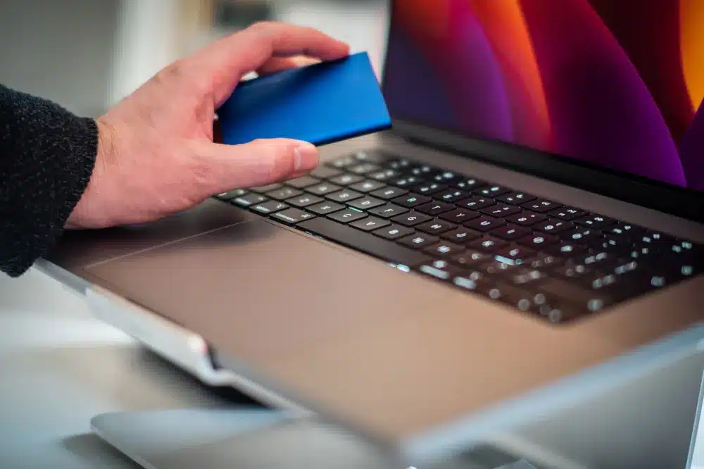 Synology NAS backup device in a small office providing shared storage