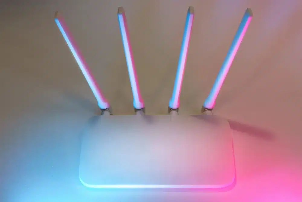 IT engineer configuring a Fortinet firewall for a small business office network